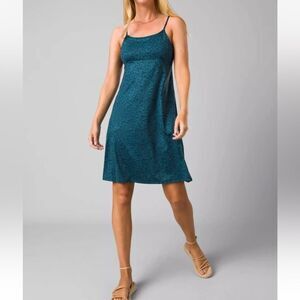 NWT prAna‎ Granite Springs Dress in Bluefin Wild Size XS